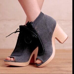 Anthropologie Blue FarylRobin Sita Shootie/Bootie. Size 10
